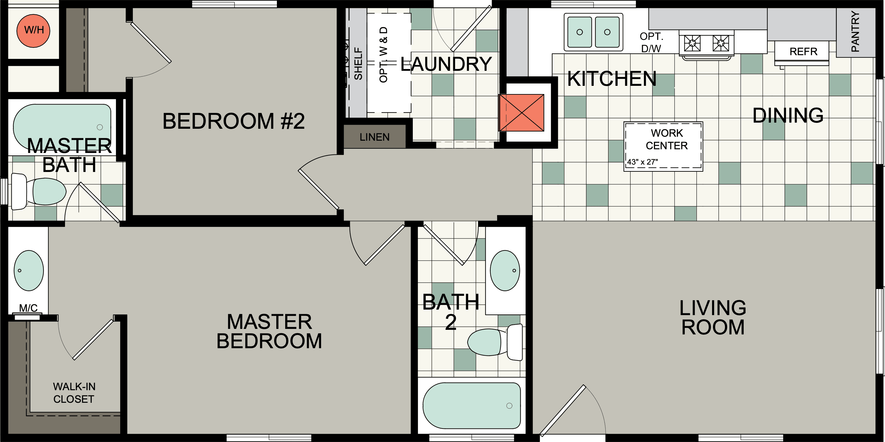 Bd 92 floor plan home features