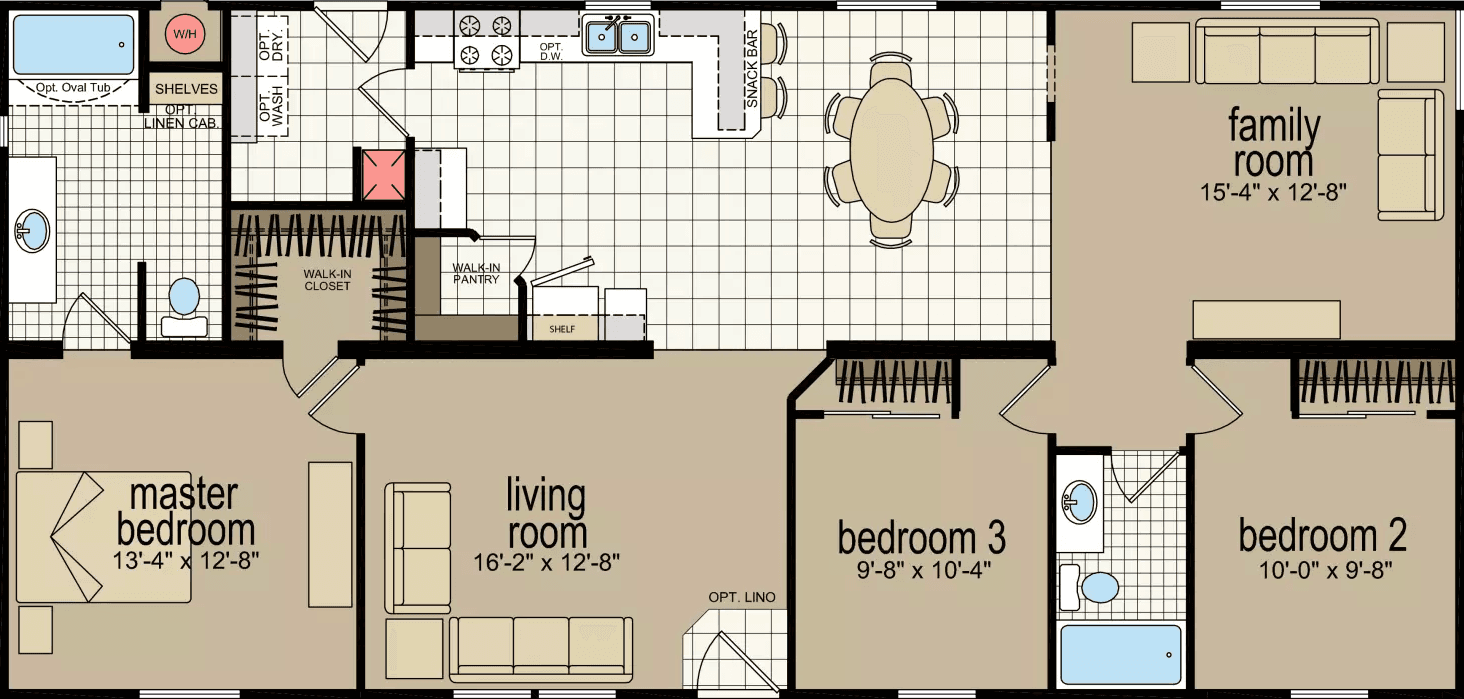 Cm-4563s floor plan home features